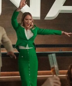 Pain Hustlers Emily Blunt Green Blazer