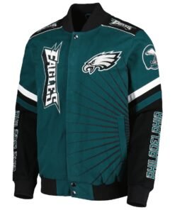 Philadelphia Eagles Extreme Redzone Full-snap Varsity Jacket 2023