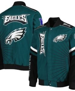 Philadelphia Eagles Extreme Redzone Full-snap Varsity Jacket