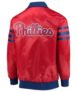 Philadelphia Phillies The Captain Ii Satin Red Jacket 2023