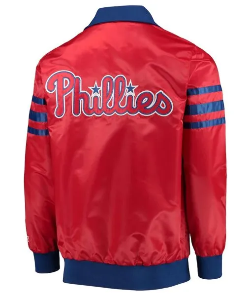 Philadelphia Phillies The Captain Ii Satin Red Jacket 2023