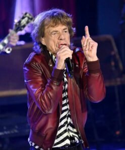 Rolling Stones Mick Jagger Leather Jacket