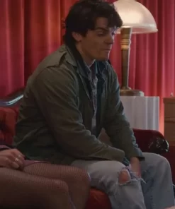 Sean Wiley Sex Education S04 Green Cotton Jacket