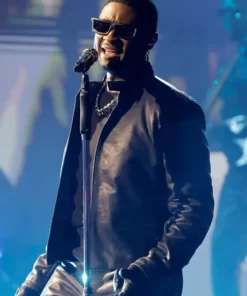 Super Bowl Halftime Usher Leather Jacket 2023
