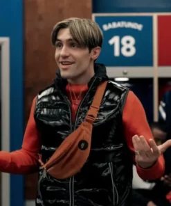 Ted Lasso S03 Jamie Tartt Black Vest