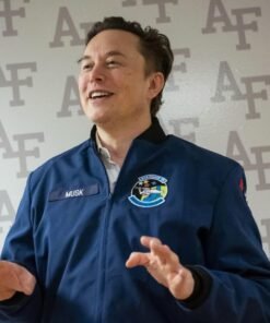 The Air Force Academy Elon Musk Blue Jacket