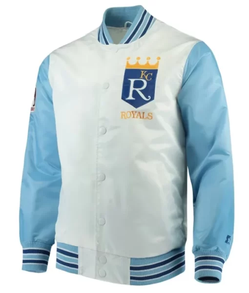 The Legend Kansas City Royals White and Blue Jacket
