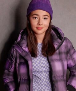 The Naughty Nine 2023 Imogen Cohen Purple Hooded Jacket