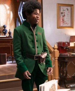 The Santa Clauses S02 Devin Bright Green Coat