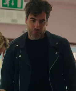 Thomas Molloy Sex Education S04 Black Leather Jacket