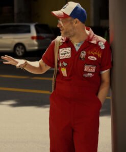 Will Platonic S1 2023 Seth Rogen Red Jumpsuit
