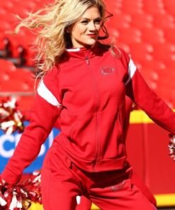 Women’s Los Angeles Rams Chief Cheerleaders Red Tracksuit