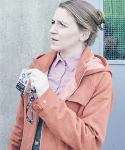 The Tower Gemma Whelan Orange Coat