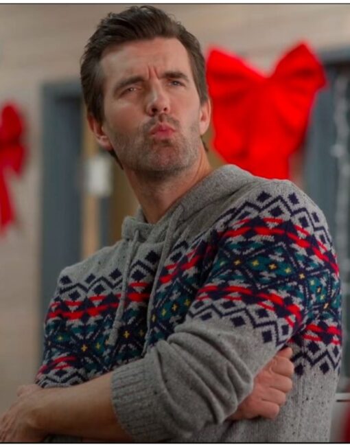 A World Record Christmas Lucas Bryant Grey Hoodie