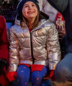 Abby Villasmil Best Christmas Ever 2023 Puffer Jacket