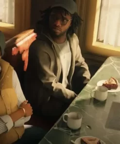 Alan Wake 2 Ed Booker Grey Hoodie