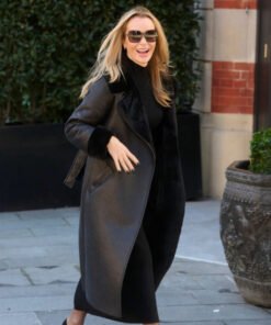 Amanda Holden Black Coat