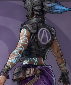 Amara Borderlands Black Studded Vest