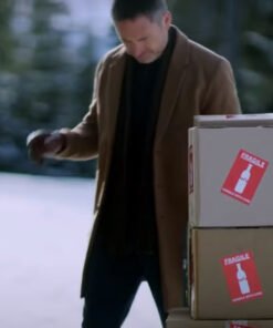 Christmas At The Chalet William Devry Brown Coat 2023