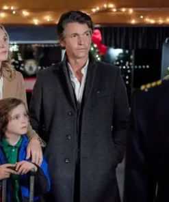 Christmas Island 2023 Thomas Sharpe Black Wool Coat