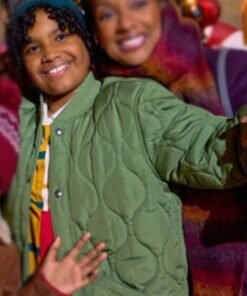 Christmas With A Kiss Jayd Deroché Green Jacket