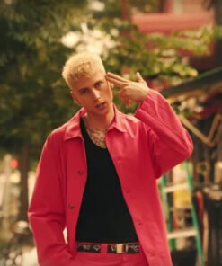 Colson Baker Machine Gun Kelly Feat Trippie Redd Candy Pink Coat