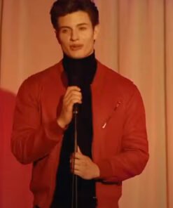 Don’t Suck 2023 Matt Rife Red Leather Jacket