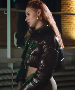 Elite Season 7 Chloe Cropped Puffer Jacket 2023