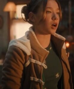 Elizabeth Allen-dick The Santa Clauses 2023 Shearling Jacket