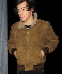 Harry Styles Brown Suede Jacket