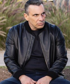 How To Be A Bookie 2023 Sebastian Maniscalco Black Leather Jacket
