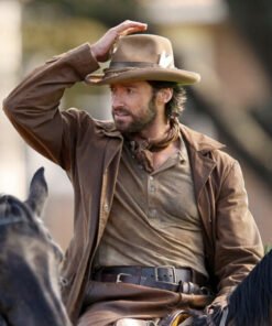 Hugh Jackman Faraway Downs Brown Leather Short Coat