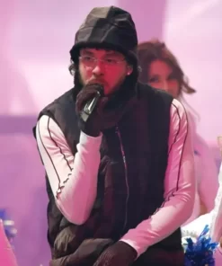 Jack Harlow Thanksgiving Halftime Show Black Vest