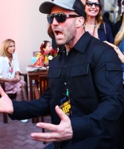 Jason Statham F1 Abu Dhabi Grand Prix Black Jacket