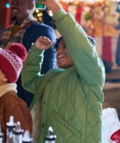 Christmas With A Kiss Jayd Deroché Green Jacket