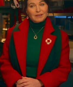 Jillian Murray Christmas Keepsake Elizabeth Red Trench Coat