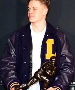Joe Burrow Black Varsity Jacket 2023