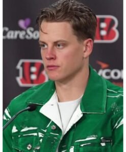 Joe Burrow Green Denim Jacket 2023