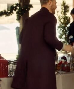 Mom’s Christmas Boyfriend Anthony Bewlz Maroon Coat