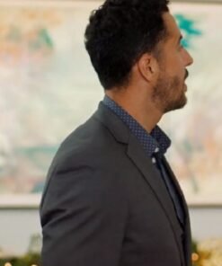 Mom’s Christmas Boyfriend Zach Smadu Gray Blazer