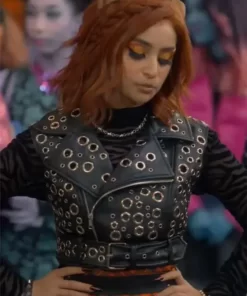 Monster High 2 Toralei Stripe Black Cropped Leather Vest 2023