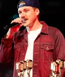 Morgan Wallen Billboard 2023 Maroon Jacket