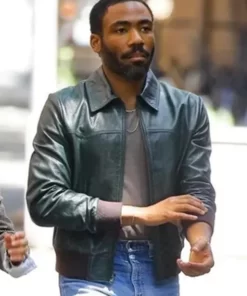 Mr. And Mrs. Smith Donald Glover Black Leather Jacket