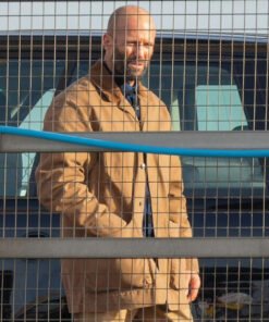 Mr. Clay The Beekeeper Jason Statham Brown Jacket