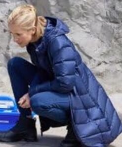 Mystic Christmas 2023 Jessy Schram Puffer Jacket