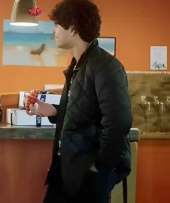 Mystic Christmas Eric Freeman Black Quilted Jacket