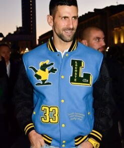 Novak Djokovic Lacoste Varsity Jacket