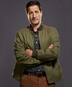 Pat Dugan Stargirl S02 Green Cotton Bomber Jacket