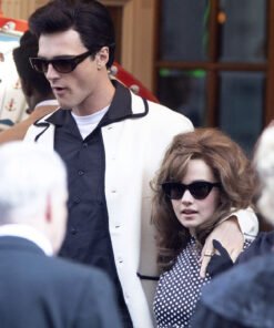 Priscilla 2023 Jacob Elordi White Blazer