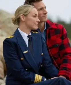 Rachel Skarsten Christmas Island Blue Blazer